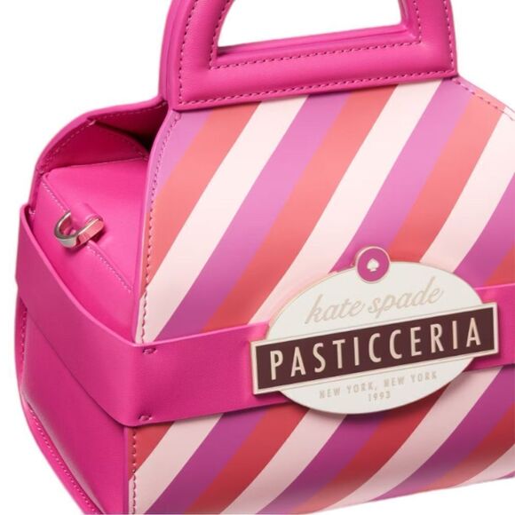 KATE SPADE NWT DOLCI PASTRY BOX CROSSBODY BAG SATCHEL LEATHER - Picture 5 of 7